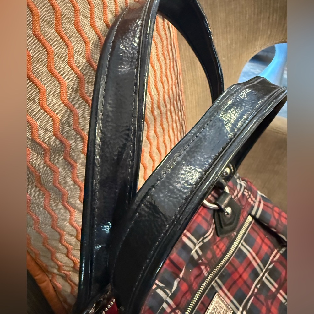 Coach Poppy Tartan Plaid Shoulder Bag - Picture 10 of 15